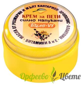 НАТУРАЛНА КОЗМЕТИКА  Грижа за краката БИЛЕ VY КРЕМ ЗА СИЛНО НАПУКАНИ ПЕТИ 40 мл